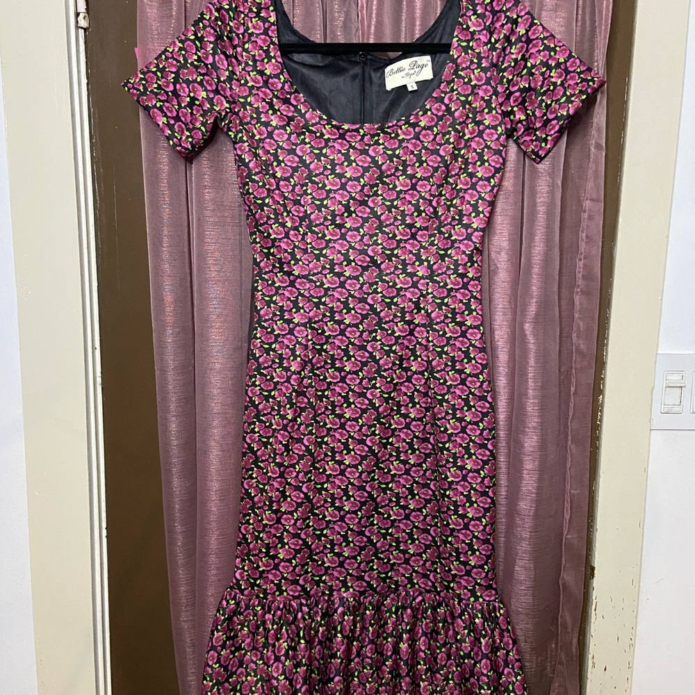 Bettie Page by Tatyana Vintage Style Floral Dress